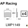 Plaquettes AP Racing de frein avant - Quadro 3D 350 D 2012-2015