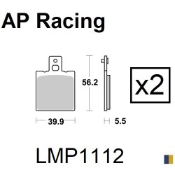Plaquettes de frein AP Racing type LMP1112SC scooter