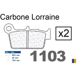 Plaquettes de frein Carbone Lorraine type 1103 RX3