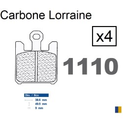 Brake pads Carbone Lorraine type 1110 XBK5