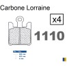 Plaquettes de frein Carbone Lorraine type 1110 XBK5