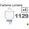 Brake pads Carbone Lorraine type 1129 XBK5