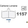 Brake pads Carbone Lorraine type 1157 XBK5