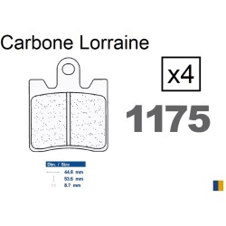 Brake pads Carbone Lorraine type 1175 A3+