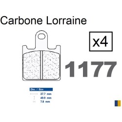 Brake pads Carbone Lorraine type 1177 XBK5