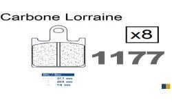 Carbone Lorraine front brake pads - Kawasaki GTR 1400 /ABS 2007-2016