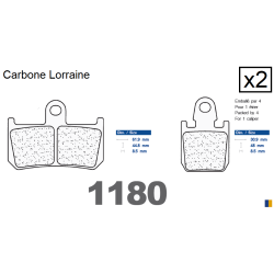 Carbone Lorraine racing brake pads type 1180 C60