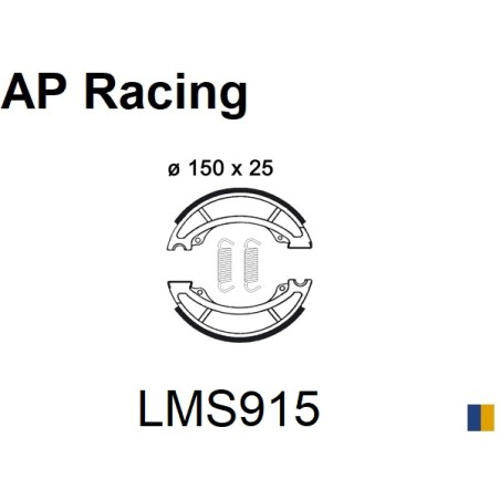 Mâchoires AP Racing de frein arrière - Yamaha 250 SR 1985-1996