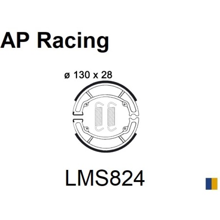 AP Racing rear brake shoes - Yamaha YFM 80 Badger 1995-2007