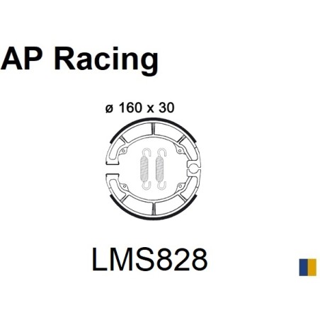 Mâchoires de frein AP Racing type LMS828