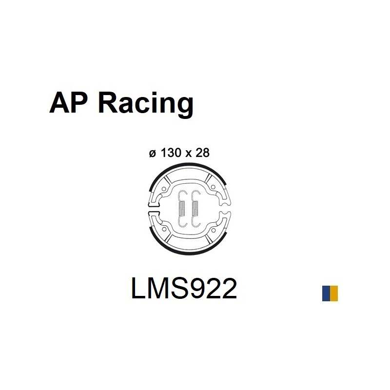 Mâchoires AP Racing de frein arrière - Yamaha 125 YBR 2008-2016
