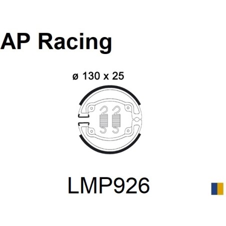 AP Racing rear brake shoes - Kymco 125 / 150 People 2001-2009