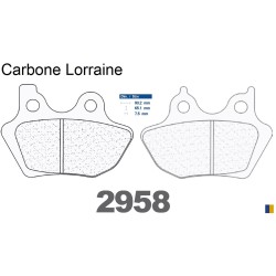 Plaquettes de frein Carbone Lorraine type 2958 RX3