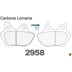 CL rear brake pads - Harley Davidson 1450 Road King Custom 2004-2006