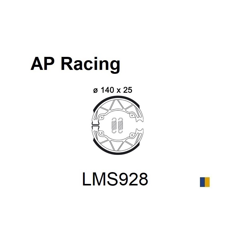 AP Racing rear brake shoes - Piaggio 125 Fly 2005-2013