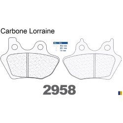 Carbone Lorraine rear brake pads - Harley Davidson 1450 Fat Boy 2000-2006