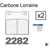 Carbone Lorraine rear brake pads - Suzuki GSX 750 Inazuma 1997-2003