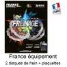 Kit de freinage avant France Equipement - Aprilia 850 SRV /ABS 2012-2019