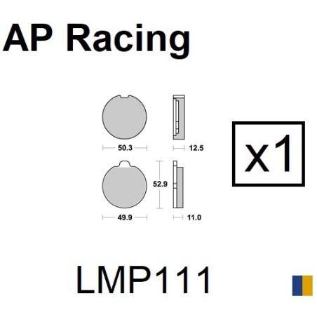 Brake pads AP Racing type LMP111ST standard