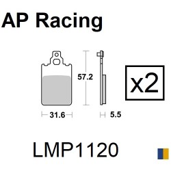 Plaquettes de frein AP Racing type LMP1120SC scooter