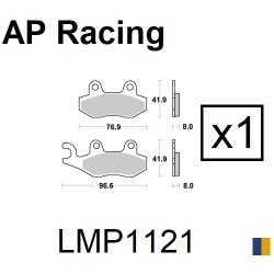 Plaquettes de frein AP Racing type LMP1121SC scooter