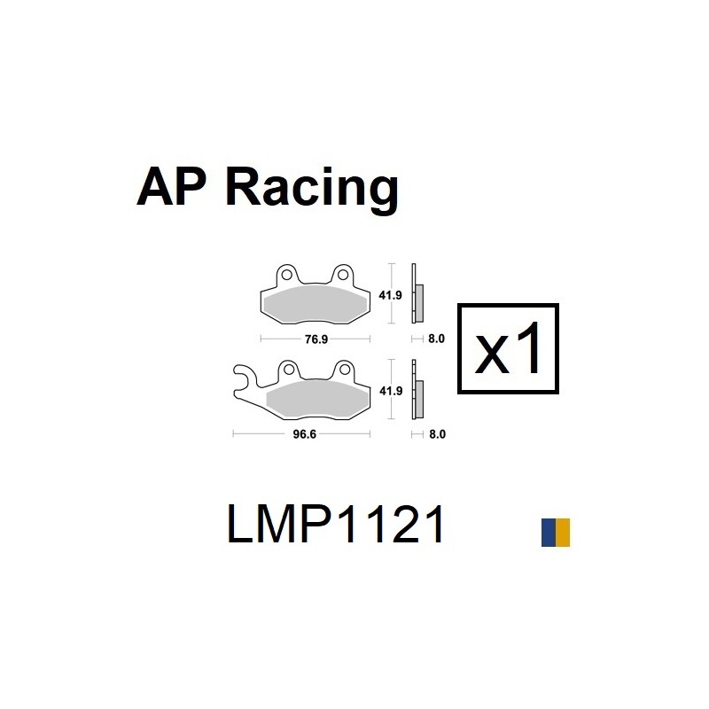 Plaquettes de frein AP Racing type LMP1121SC scooter