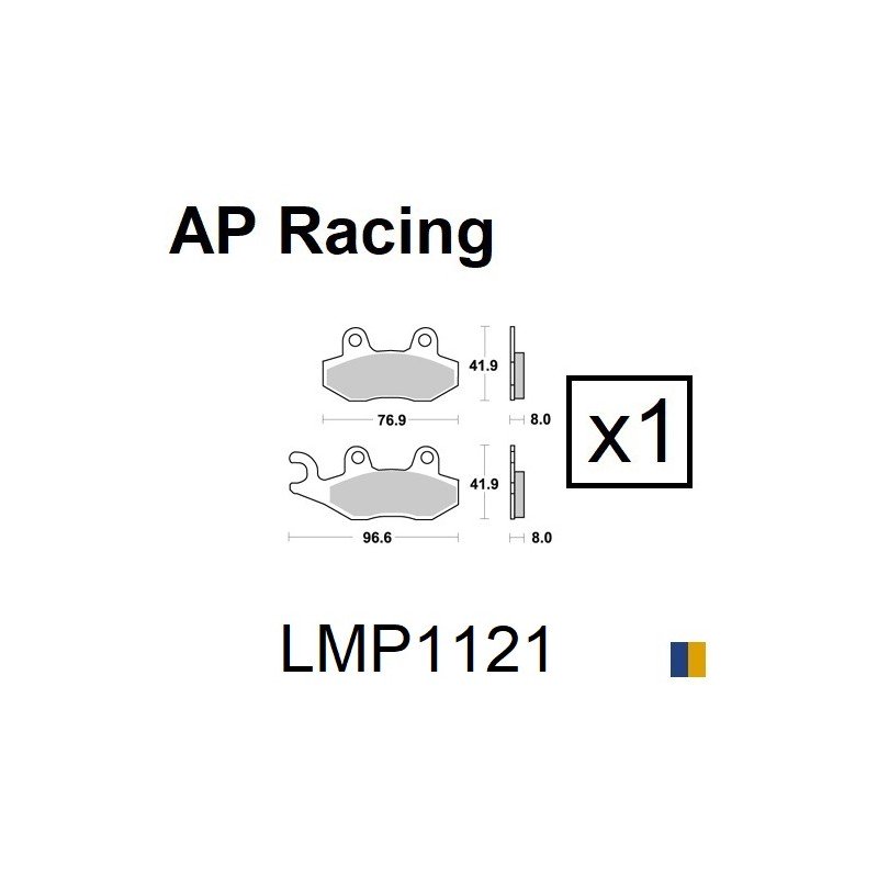 Plaquettes de frein AP Racing type LMP1121SC scooter