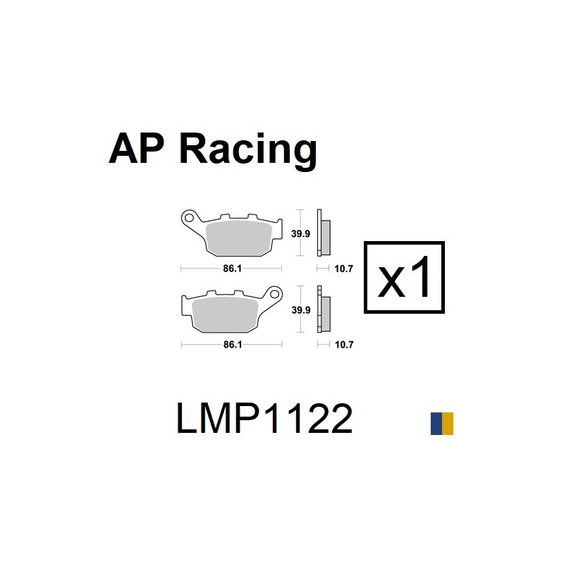 Plaquettes de frein AP Racing type LMP1122SC scooter