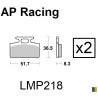 Plaquettes de frein AP Racing type LMP1123SC scooter