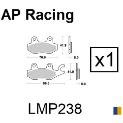 Brake pads AP Racing type LMP1128SC scooter