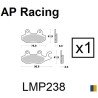 Plaquettes de frein AP Racing type LMP1128SC scooter