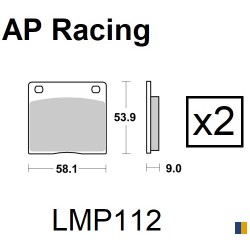Plaquettes de frein AP Racing type LMP112ST standard