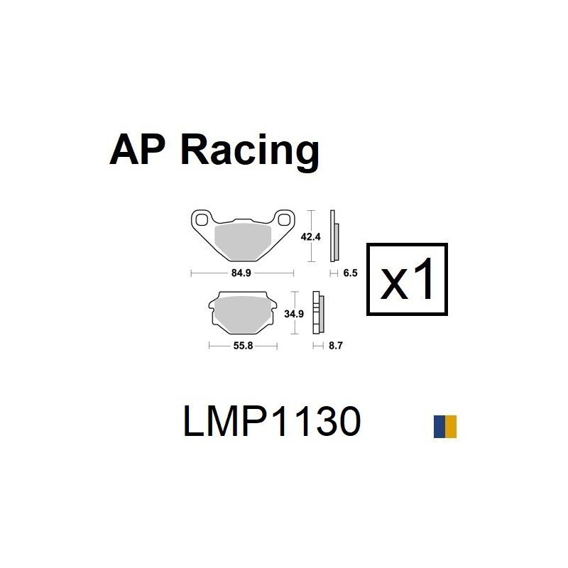 Plaquettes de frein AP Racing type LMP1130SC scooter