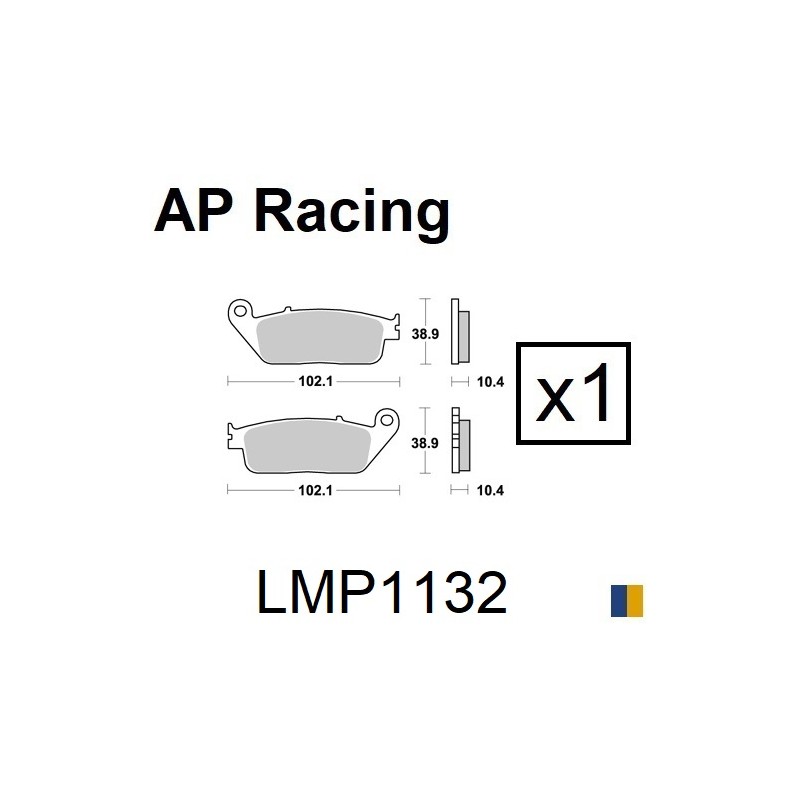 Brake pads AP Racing type LMP1132SC scooter