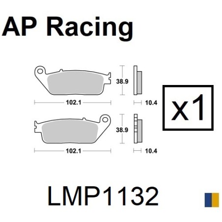 Brake pads AP Racing type LMP1132SC scooter