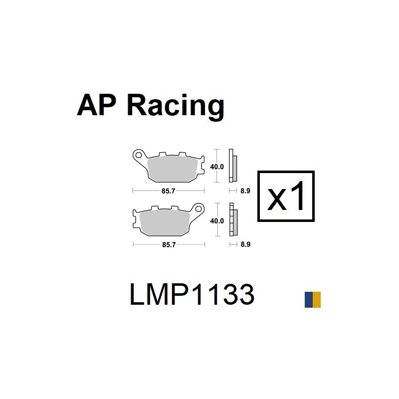 Brake pads AP Racing type LMP1133SC scooter