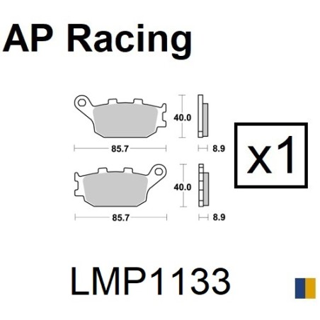 Plaquettes de frein AP Racing type LMP1133SC scooter