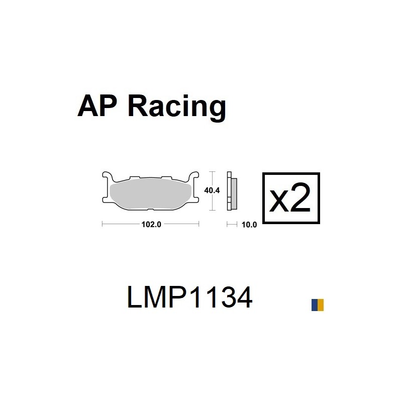 Brake pads AP Racing type LMP1134SC scooter