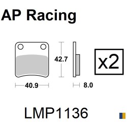 Plaquettes de frein AP Racing type LMP1136SC scooter