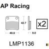 Plaquettes de frein AP Racing type LMP1136SC scooter