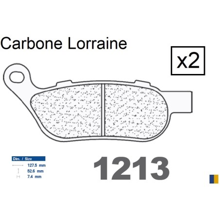 CL rear brake pads - Harley Davidson 1690 Dyna Low Rider 2014