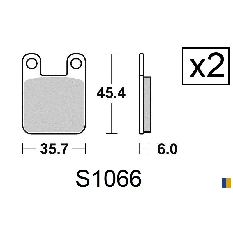 Plaquettes de frein arrière Kyoto - MBK 50 X-Power 2004-2014