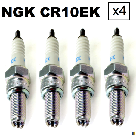 4 spark plugs NGK CR10EK - Yamaha YZF-R6 1999-2019