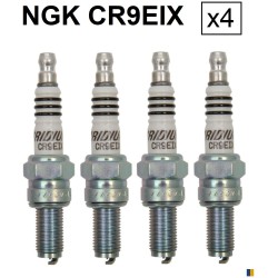 4 spark plugs NGK CR9EIX - Kawasaki ZX-6R 600 1995-2016