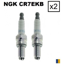2 spark plugs NGK CR7EKB - Aprilia SL 750 Shiver 2007-2013