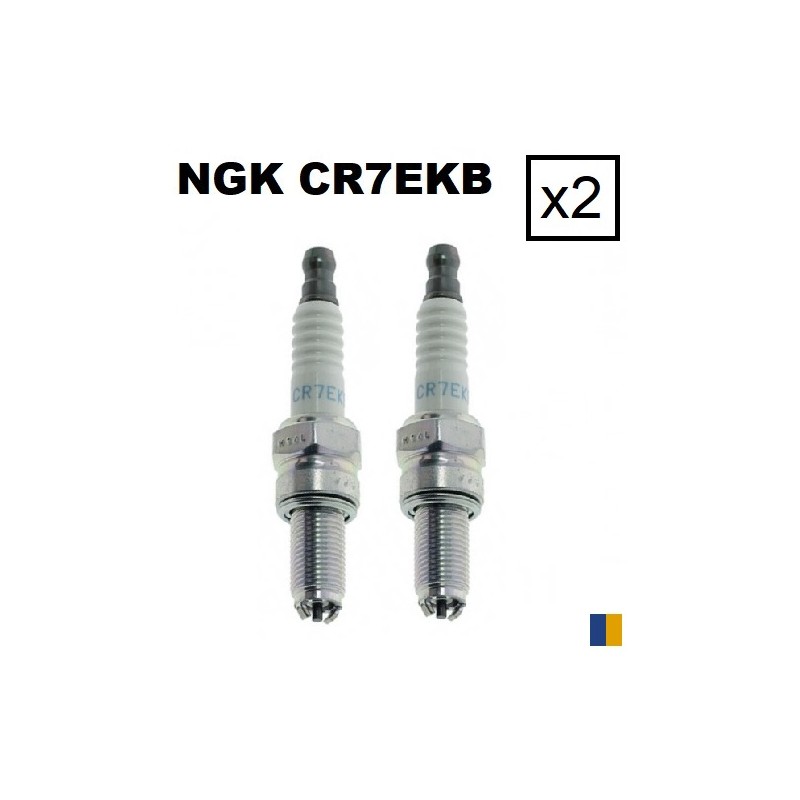 2 spark plugs NGK CR7EKB - Aprilia SL 750 Shiver GT 2009-2015