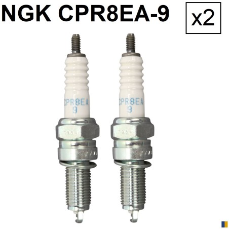 2 spark plugs NGK CPR8EA-9 - Honda CBR 500 R 2013-2021