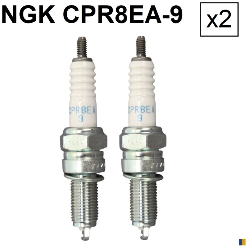 2 spark plugs NGK CPR8EA-9 - Honda CMX 500 Rebel 2017-2019