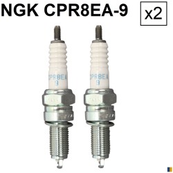 2 spark plugs NGK CPR8EA-9 - Honda 700 DN-01 2008-2010