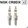 2 spark plugs NGK iridium CR8EIX - Kawasaki 1000 KLV 2004-2006